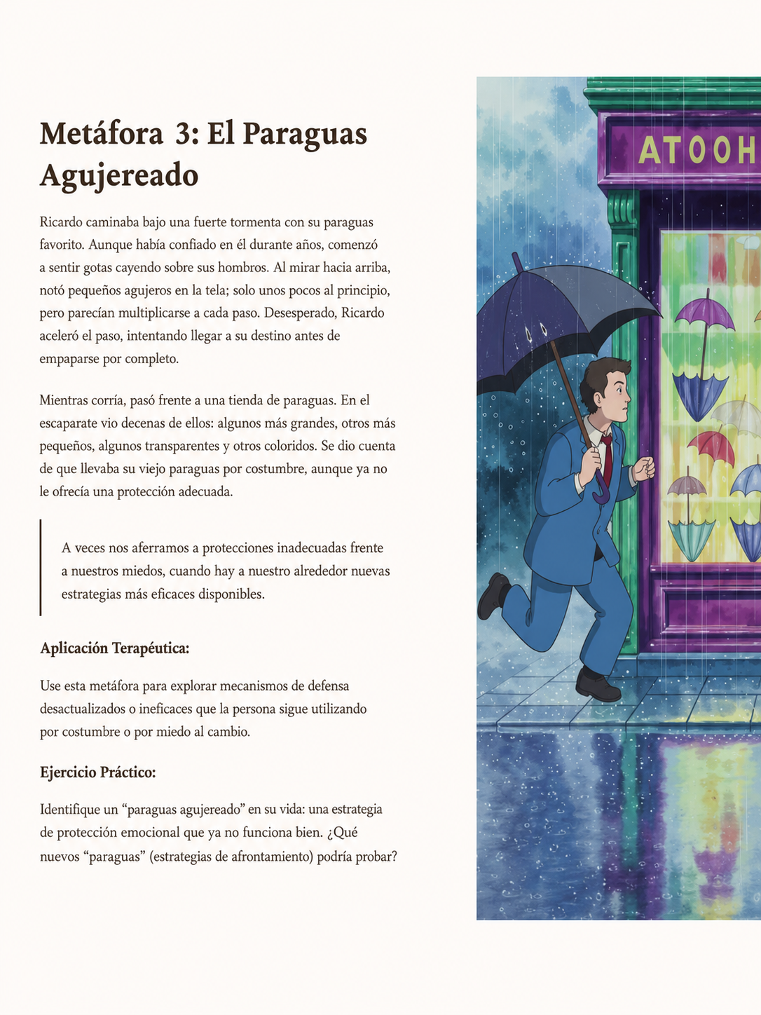 Página organizada por demanda emocional